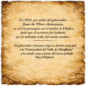 Historia de Ebéjico